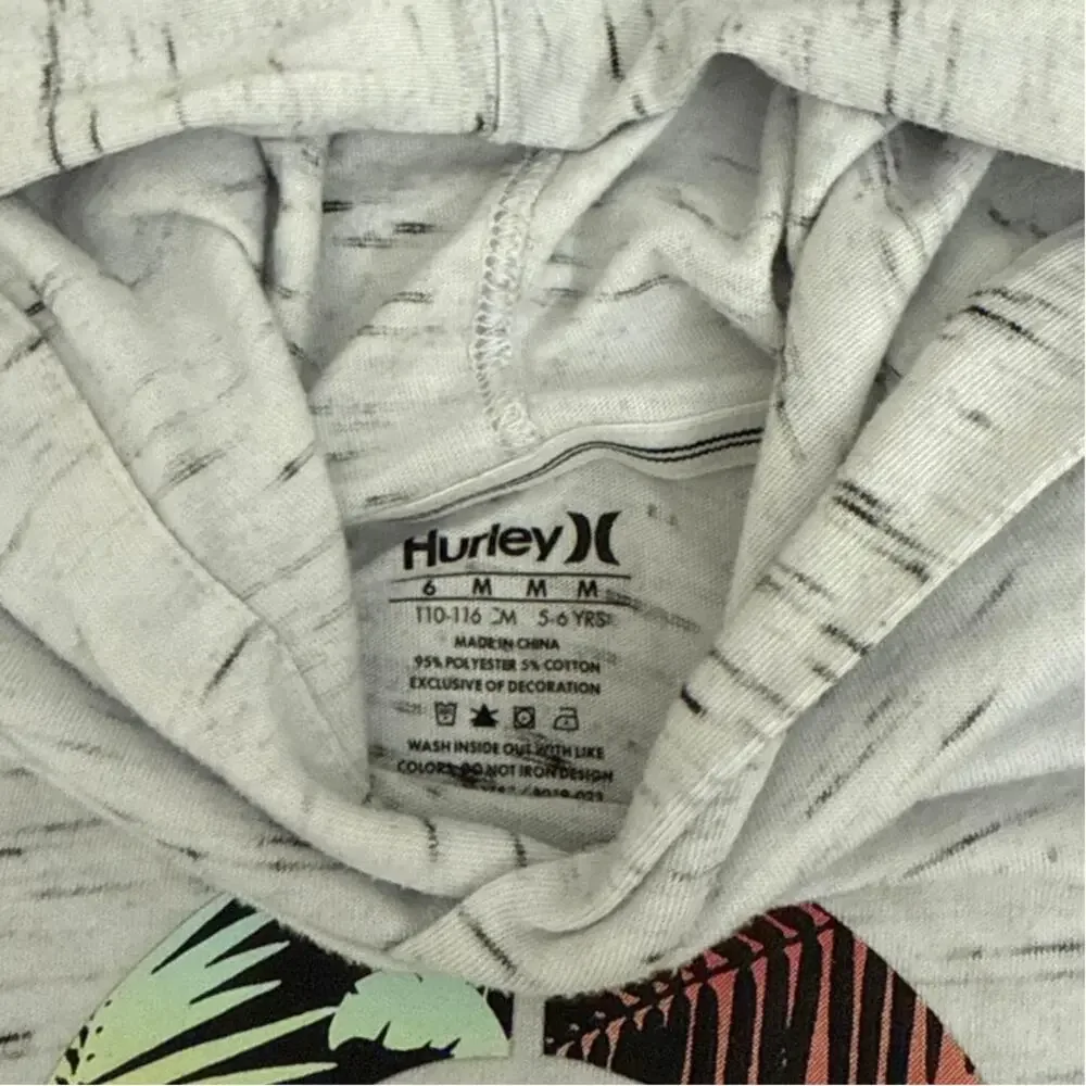 Hurley 2 Piece Sweatpants Long Sleeve Hoodie Outfit Size Youth 6 - Picture 5 of 5